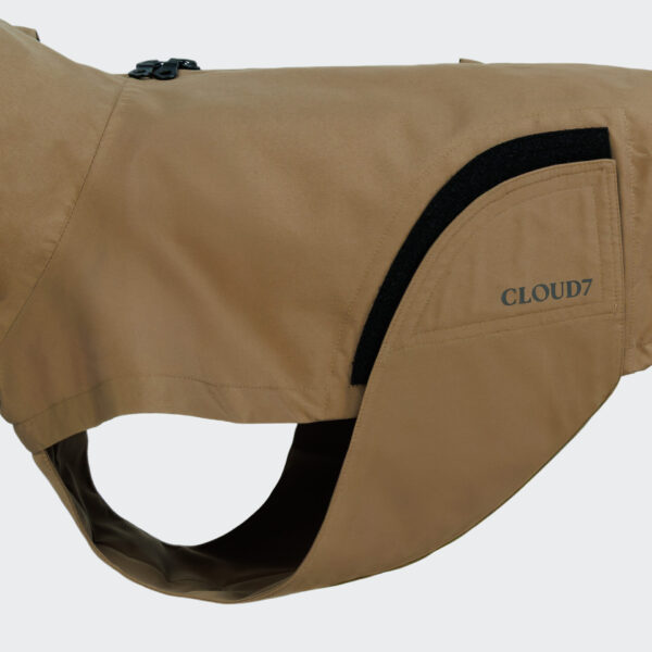 CLOUD7 Hunderegenmantel Dublin 2.0 Sandy Brown – Bild 3