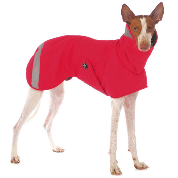 SOFA Dog Wear Hundemantel Bishaarah Rot