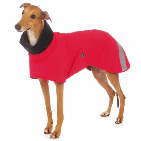 SOFA Dog Wear Hundemantel Bishaarah Rot