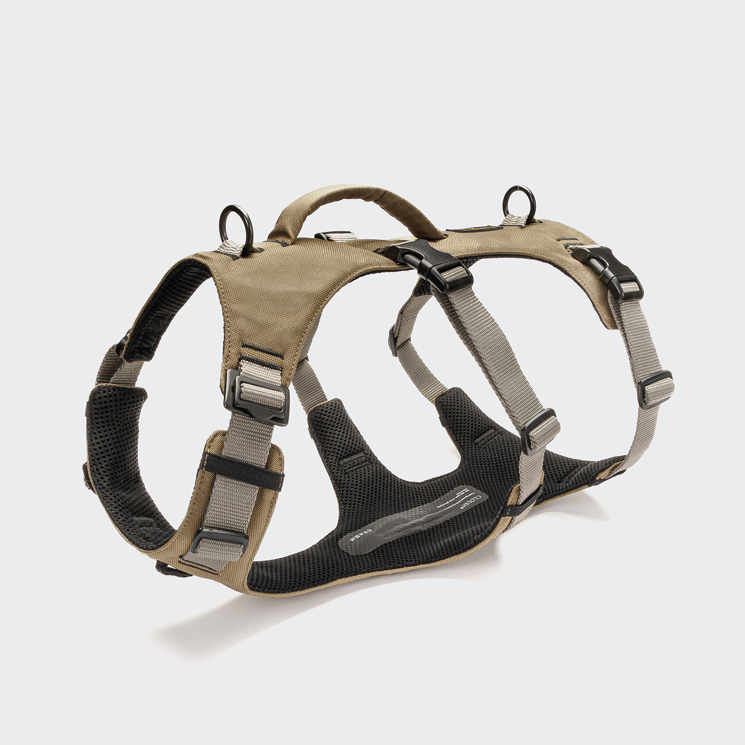 Cloud7 Safety Harness Khaki On Grey.jpg