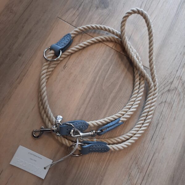 hundewerk Hundeleine Nautic Rope Stone Blue