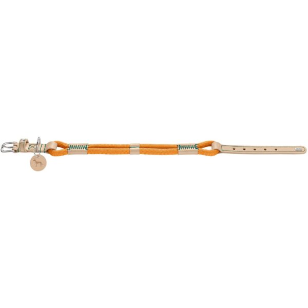 HUNTER Hundehalsband Malia Apricot/Natur