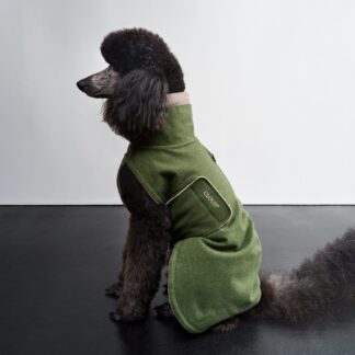 CLOUD7 Hundemantel Brooklyn Long Flannel Fern Green