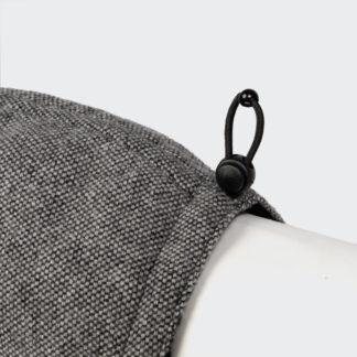 CLOUD7 Windhundmantel Brooklyn Long Tweed Black