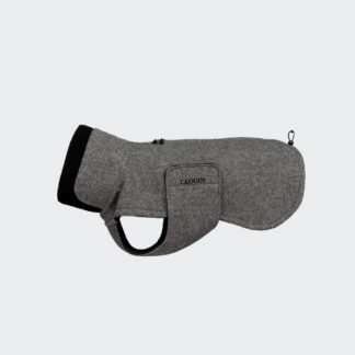 CLOUD7 Windhundmantel Brooklyn Long Tweed Black