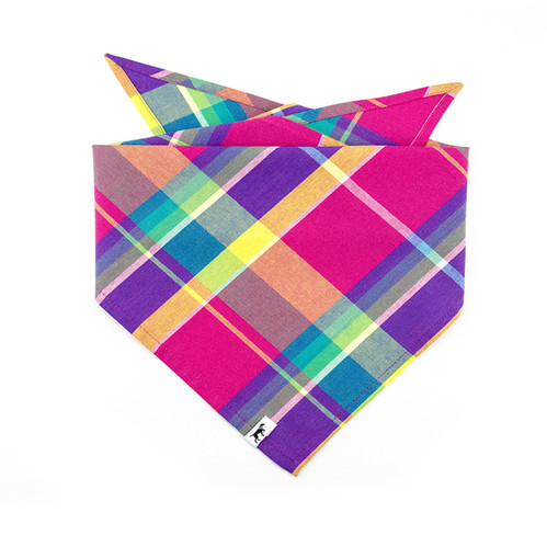 DUFTMARKE Hundehalstuch Karo Pink