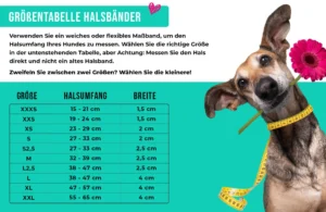 Halsband Maattabel De