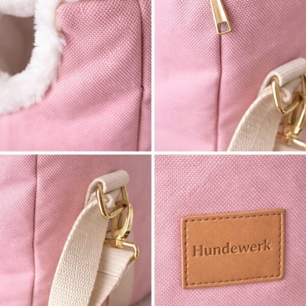 hundewerk Hundetasche MOLA Denim Rose