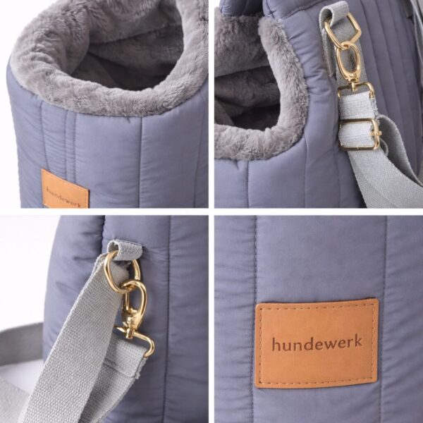 hundewerk Hundetasche Stepp Blau Teddy