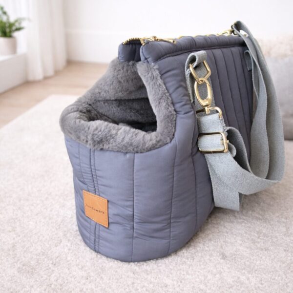 hundewerk Hundetasche Stepp Blau Teddy