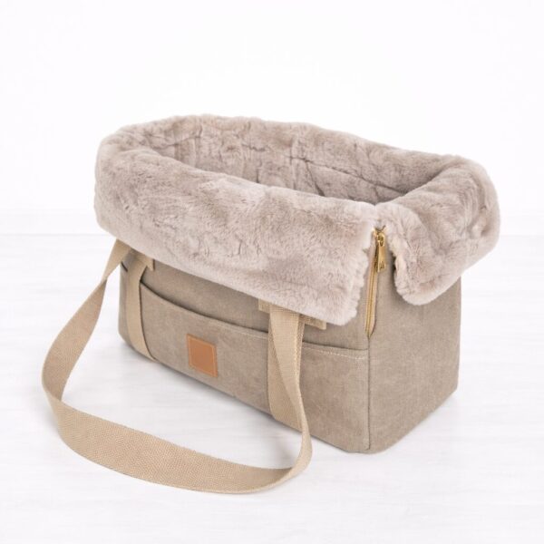hundewerk Hundetasche Lina Denim Beige