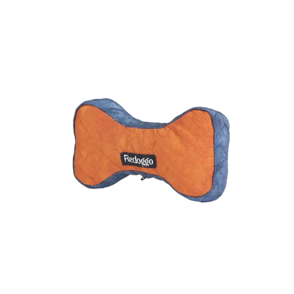 Redoggo Hundespielzeug Knochen Orange-Blau