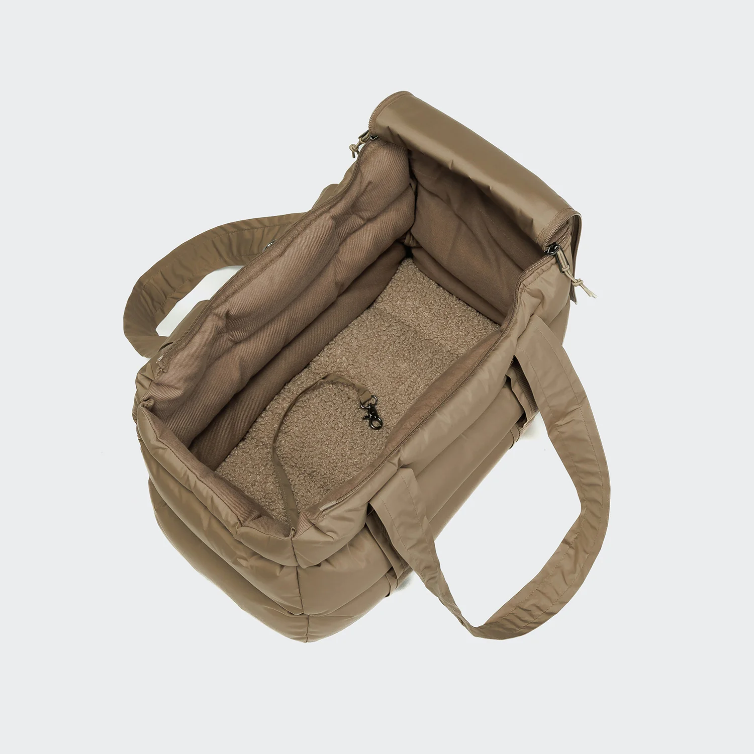 Cloud7 Dog Carrier Montreal Sandy Brown Detail 2 On Grey