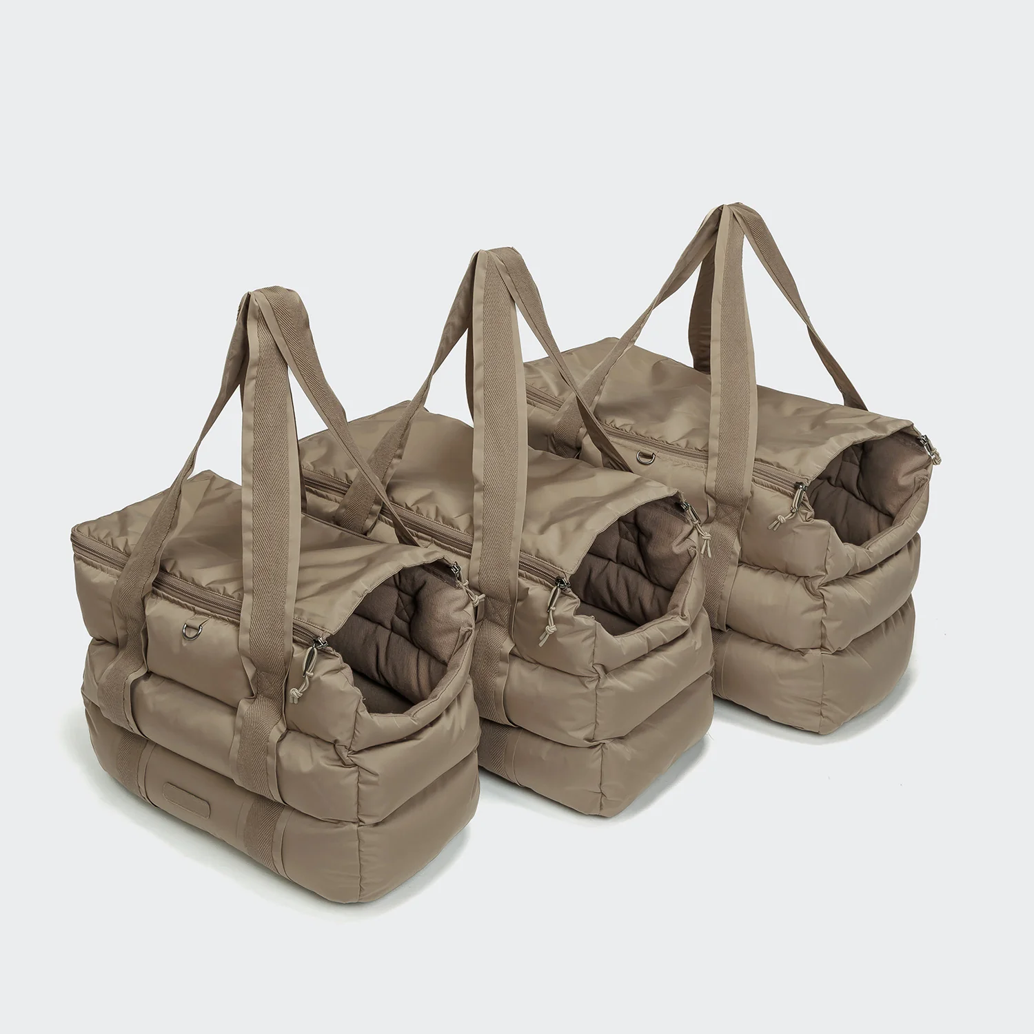 Cloud7 Dog Carrier Montreal Sandy Brown S M L On Grey