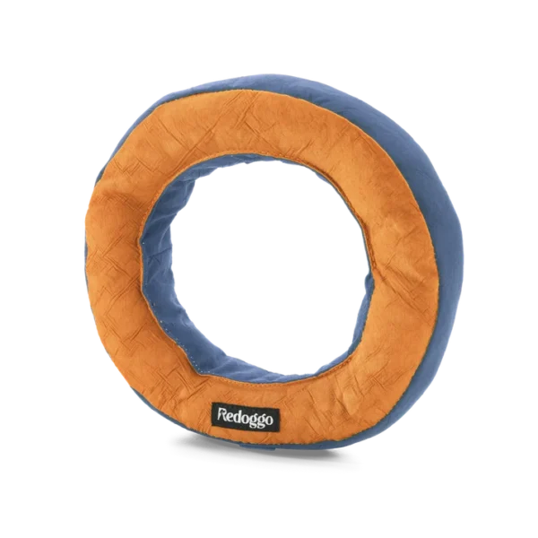 Redoggo Hundespielzeug Donut Orange-Blau
