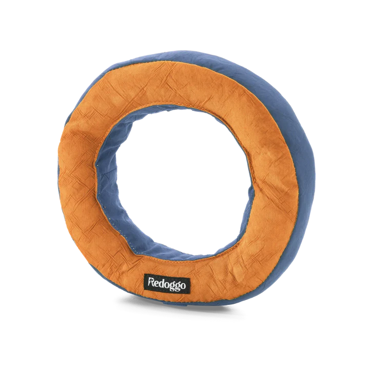 Redoggo Hundespielzeug Donut Orange-Blau
