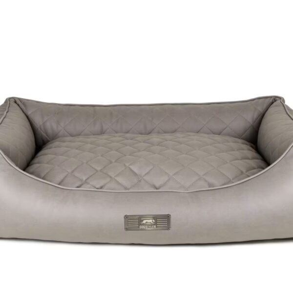 DOGSTYLER Hundebett BRUNO Soft gesteppt Grau