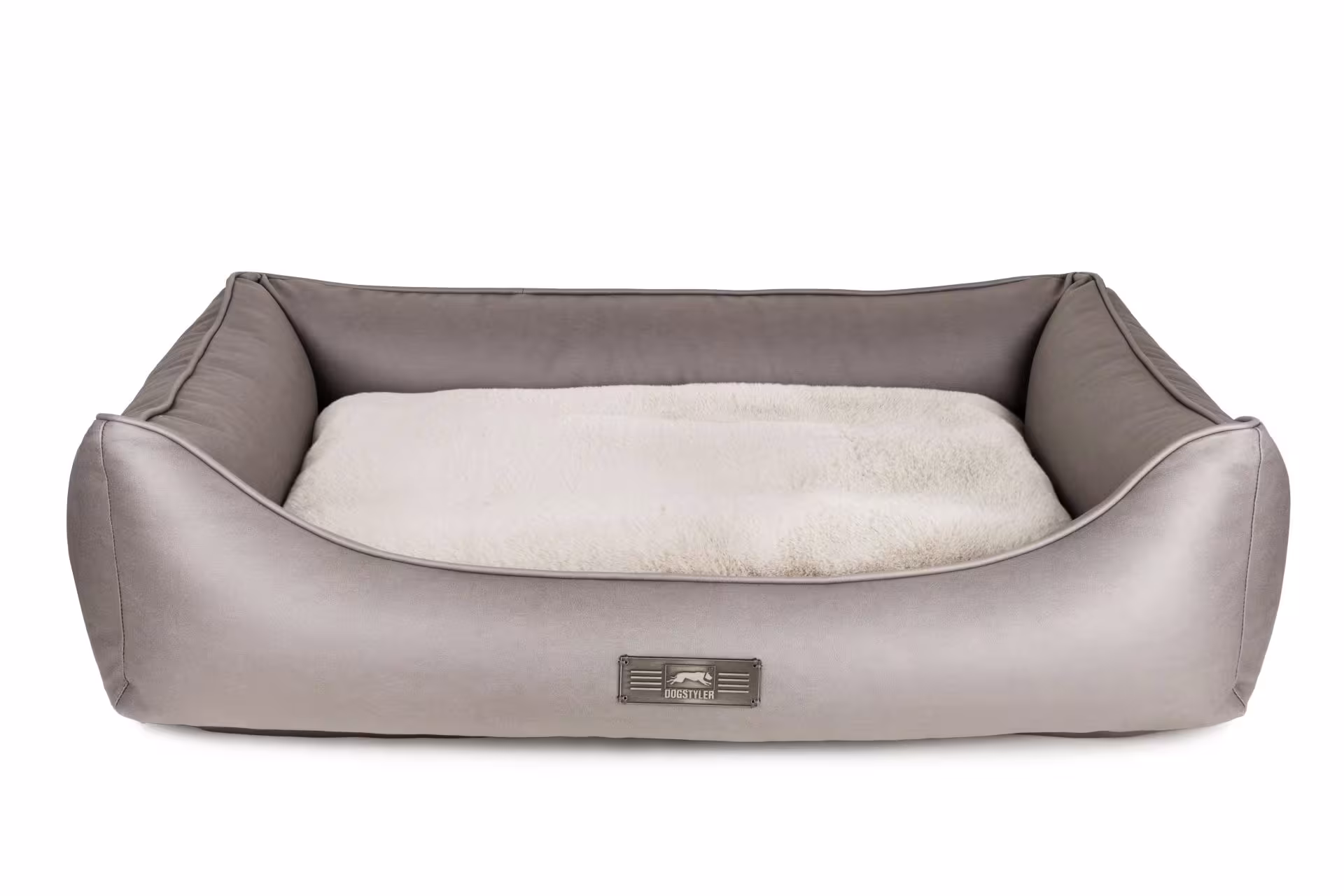 DOGSTYLER Hundebett BRUNO Soft Grau
