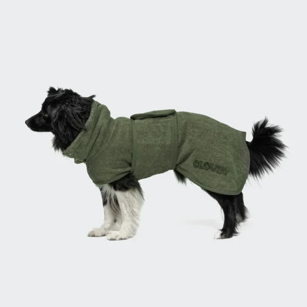 CLOUD7 Hundebademantel Wannsee Sage