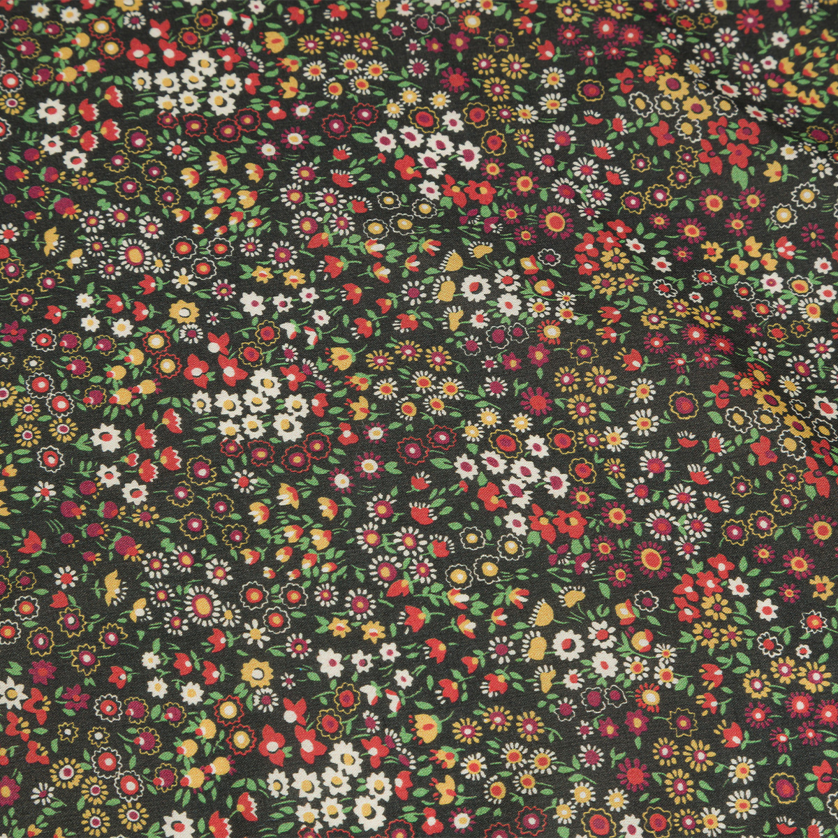 Cloud7 Dog Bandana Botanical Night Fabric On Grey Cropped
