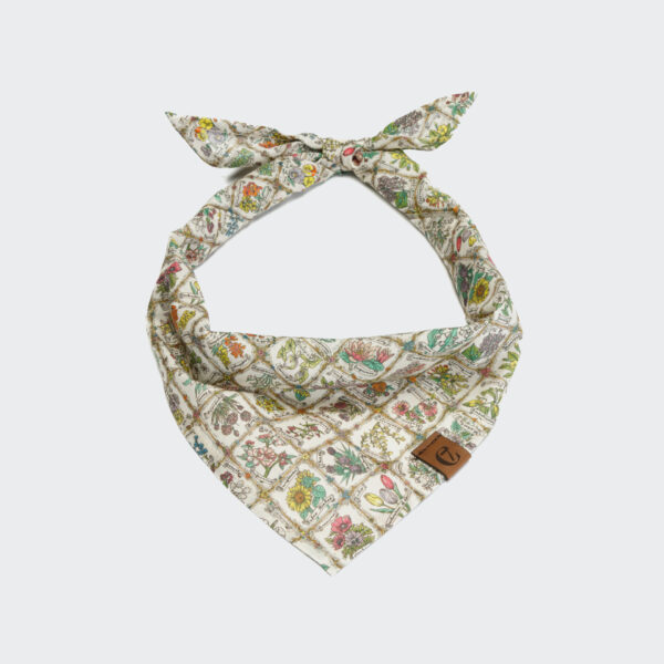 CLOUD7 Hundehalstuch Bandana Flowers Squares