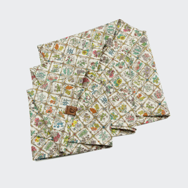 CLOUD7 Hundehalstuch Bandana Flowers Squares