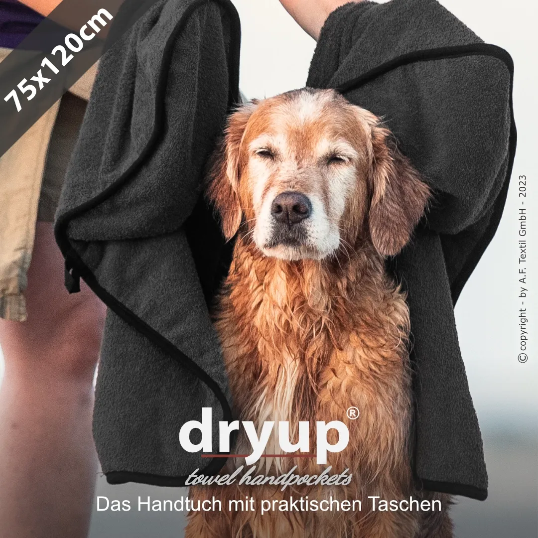 actionfactory dryup® Towel Handpockets Grau