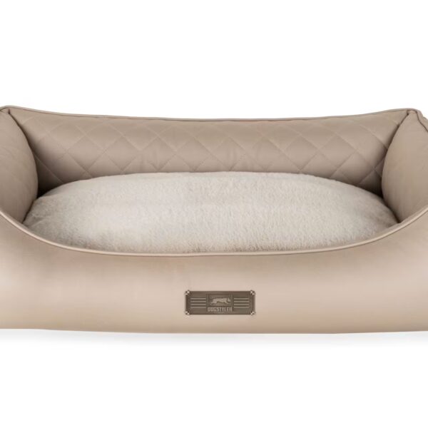 DOGSTYLER Hundebett BRUNO Soft gesteppt Hellbeige