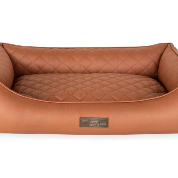 DOGSTYLER Hundebett BRUNO Soft gesteppt Rost