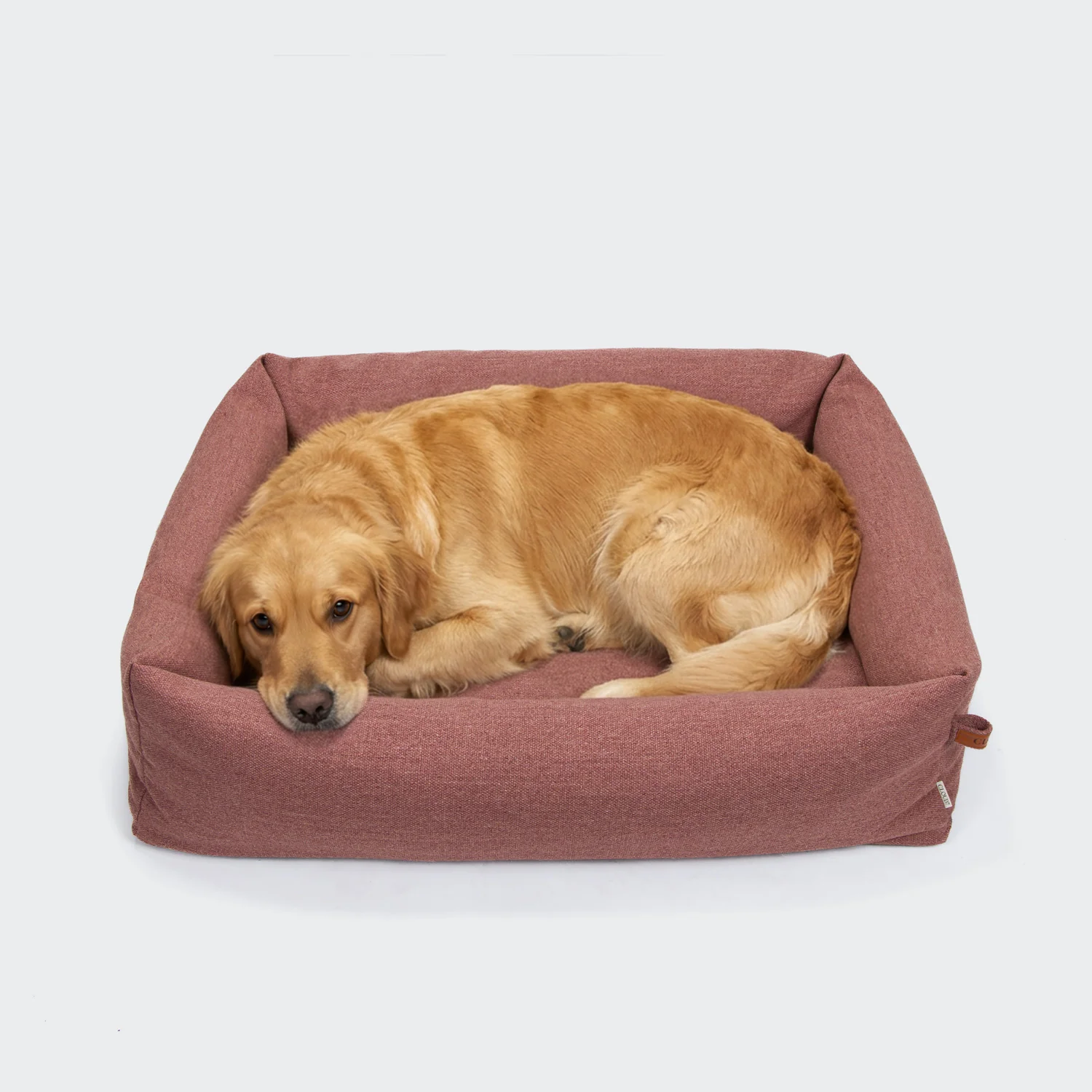 Cloud7 Dog Bed Sleepy Deluxe Linen Faded Rose L New