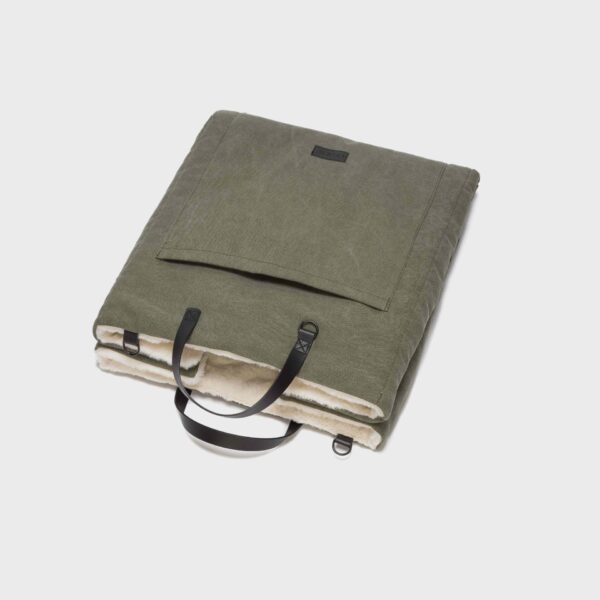 CLOUD7 Hundereisebett Canvas Olive