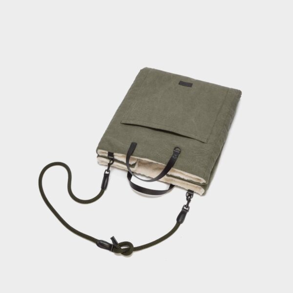 CLOUD7 Hundereisebett Canvas Olive
