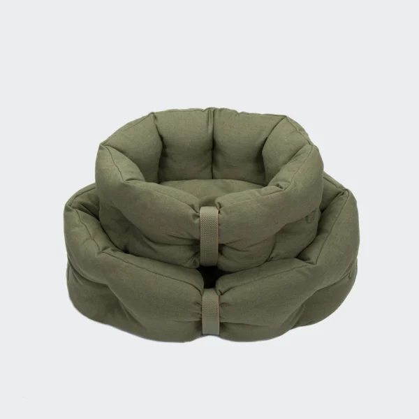 CLOUD7 LTTL Snoozy Linen Mix Hundebett Moss