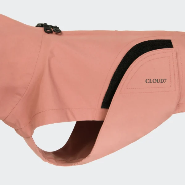 CLOUD7 Hunderegenmantel Dackel Dublin 2.0 Faded Rose