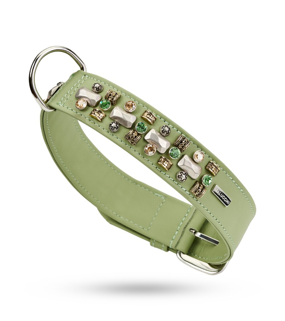 MALUCCHI Halsband PETRA Soft Minze 4 cm