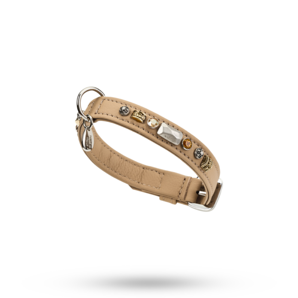 MALUCCHI Halsband PETRA Soft Cappuccino 3 cm