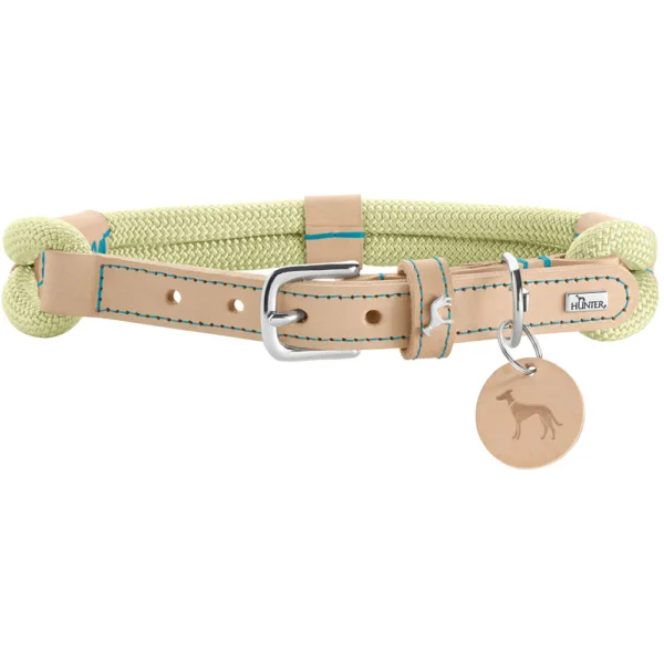 HUNTER Hundehalsband Malia Mint/Natur