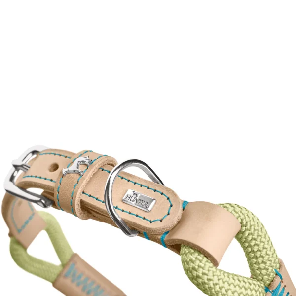 HUNTER Hundehalsband Malia Mint/Natur