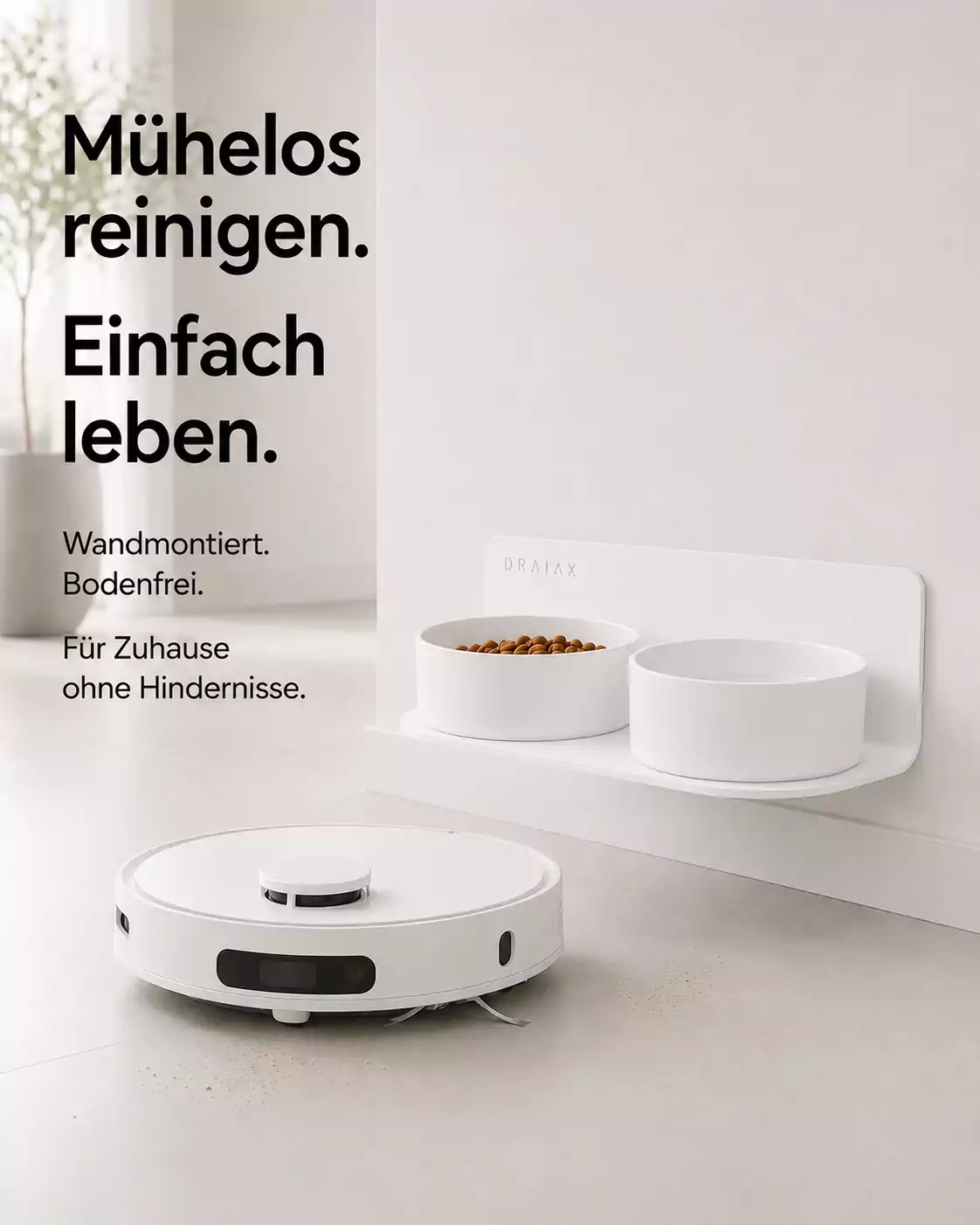 Elegantfeed In Muro White Roboter