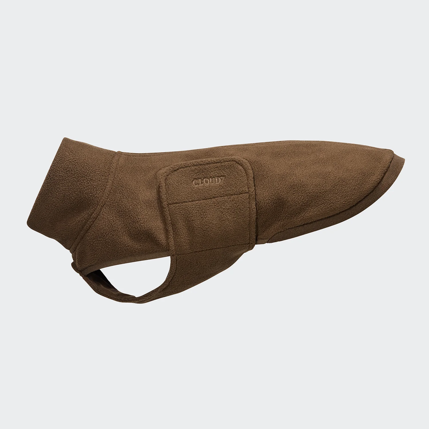 CLOUD7 Hundepullover Dackel Derby 2.0 Soft Fleece Coffee