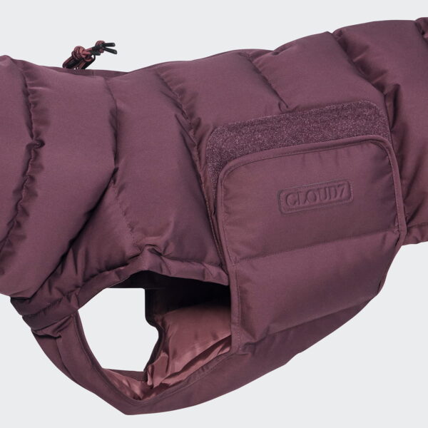 CLOUD7 Hundemantel Alaska Dark Aubergine