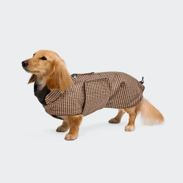CLOUD7 Hundemantel DACKEL Brooklyn Houndstooth