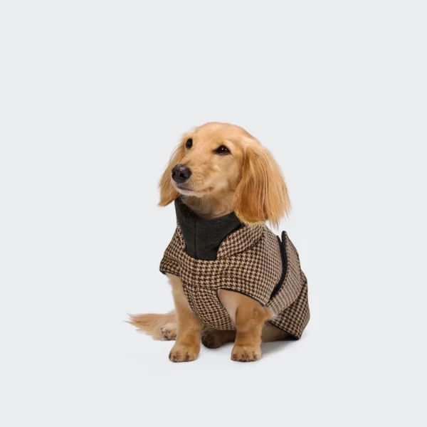 CLOUD7 Hundemantel DACKEL Brooklyn Houndstooth
