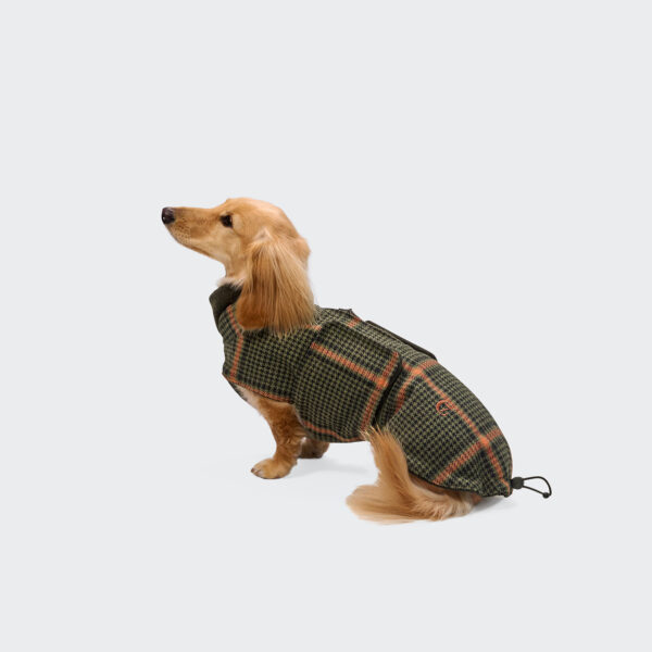 CLOUD7 Hundemantel DACKEL Brooklyn Flanell Fern Green