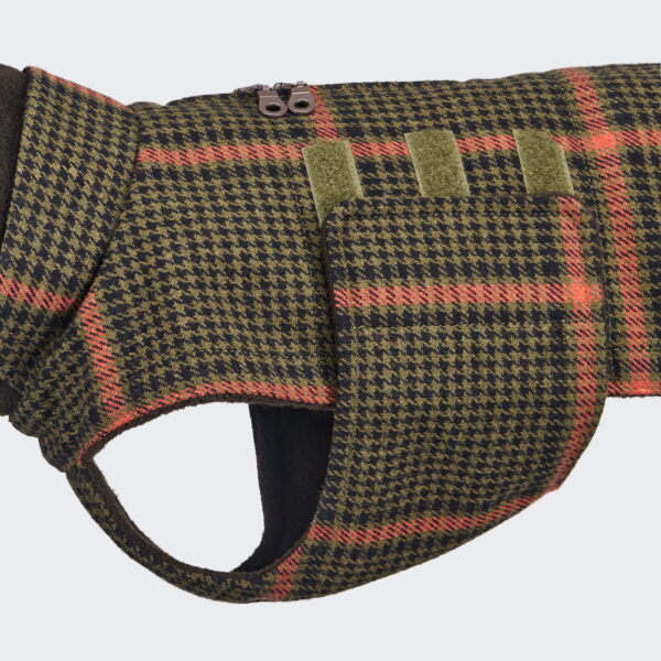 CLOUD7 Hundemantel DACKEL Brooklyn Flanell Fern Green